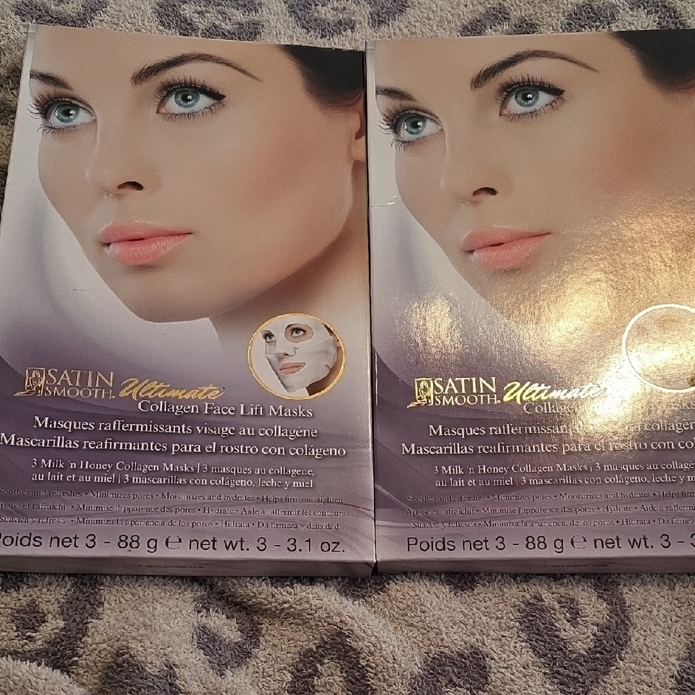 Satin Smooth Ultimate Collagen Face Lift Masks
